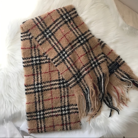 burberry merino wool scarf